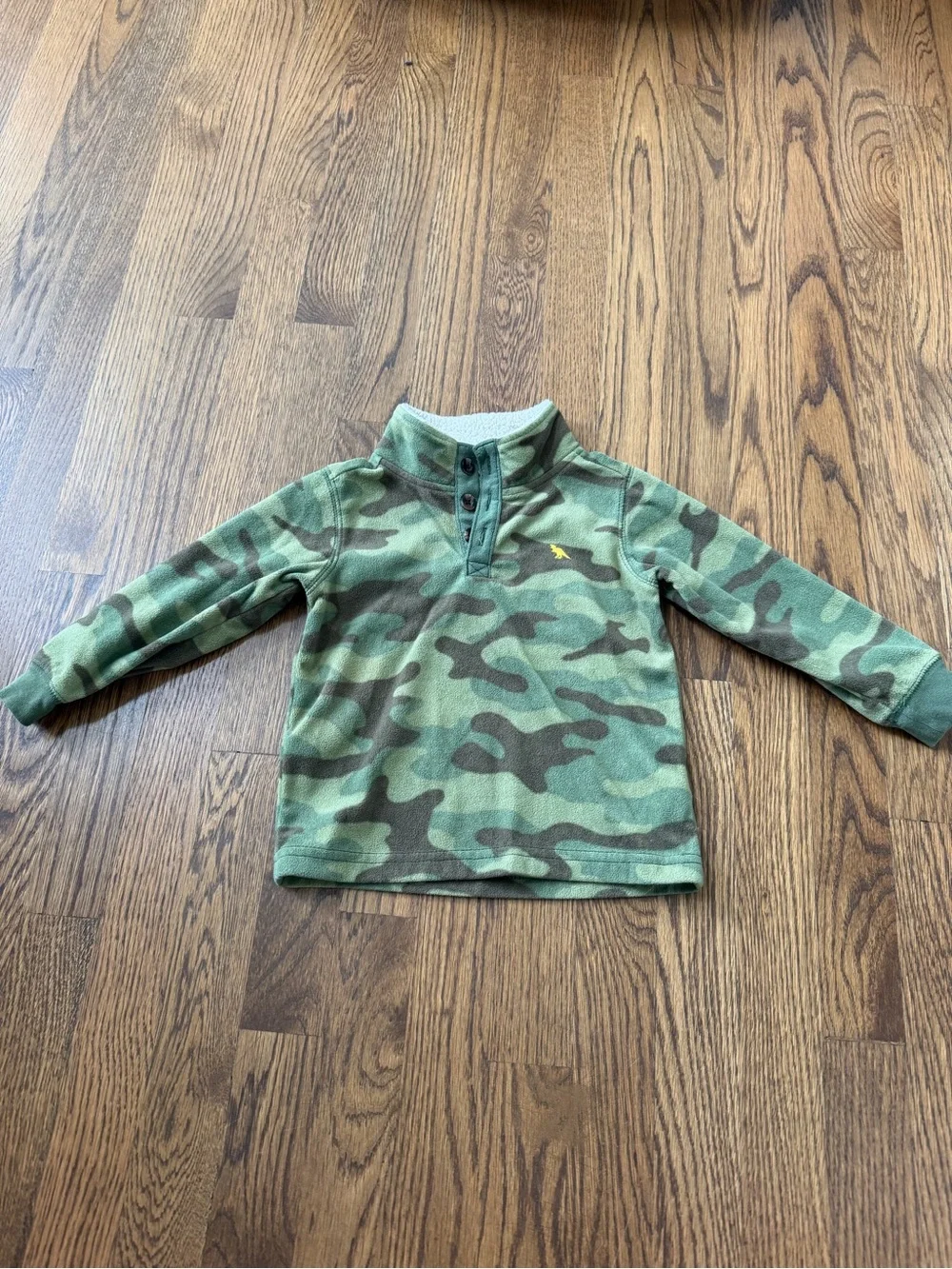 Carter's Green Camo Fleece Pullover, size 24M